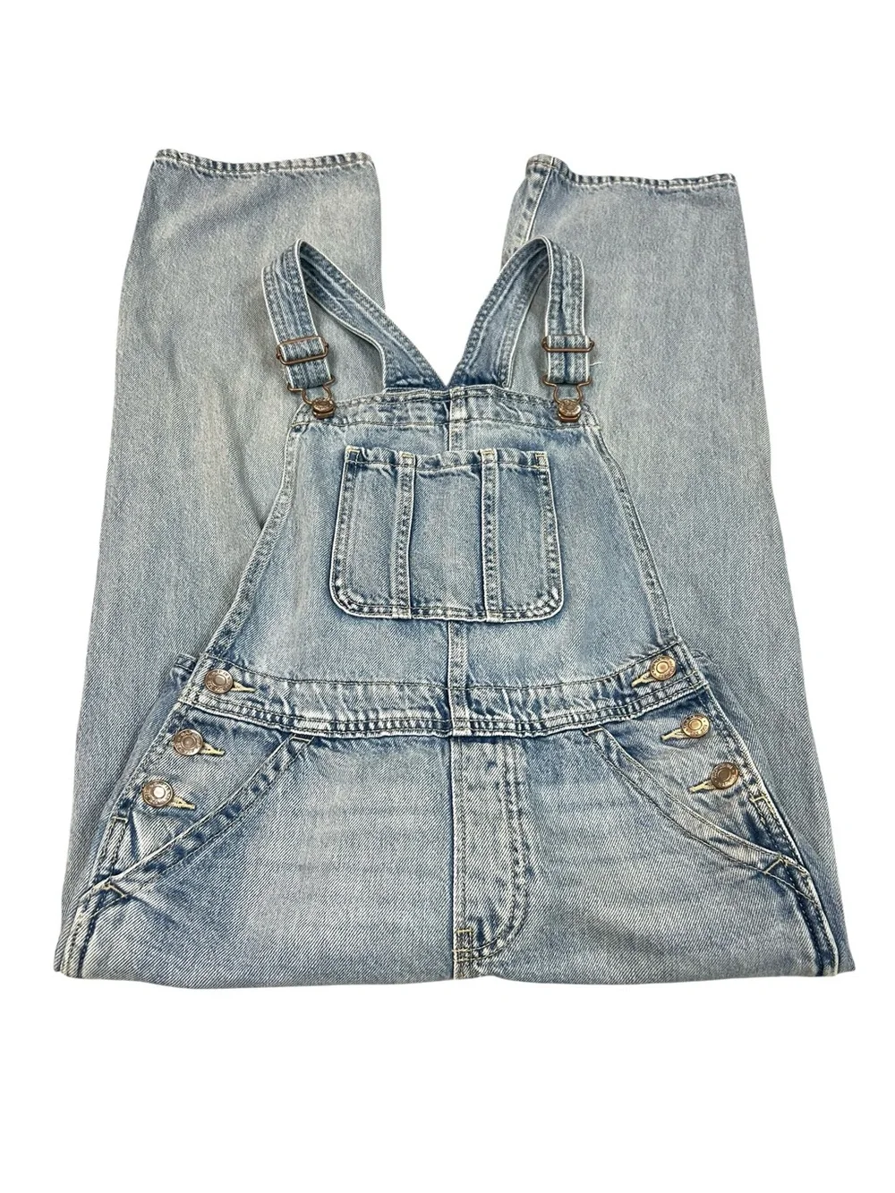 Gap Denim Girls Denim Jean Overalls Light Wash Size XL (12) Boho Classic